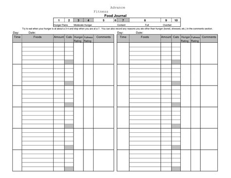 40 simple food diary templates food log examples. Microsoft Word Diary Template | Monthly Printable Calender ...