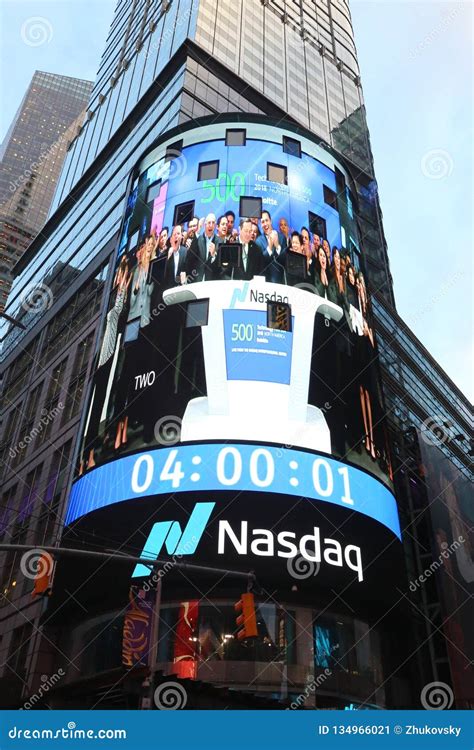 The Headquarters Of The Nasdaq Stock Exchange The Second Largest