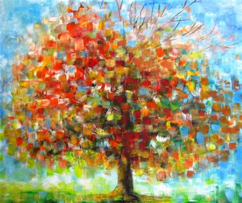 Acrylic Tree Paintings