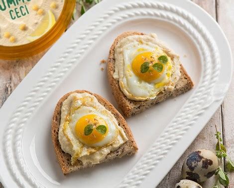 Crostini Con Uova Di Quaglia Ricetta E Cucina