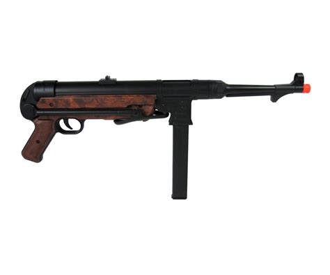 Agm Mp40 Full Metal Electric Rifle Brown Furniture Airsoft Extreme