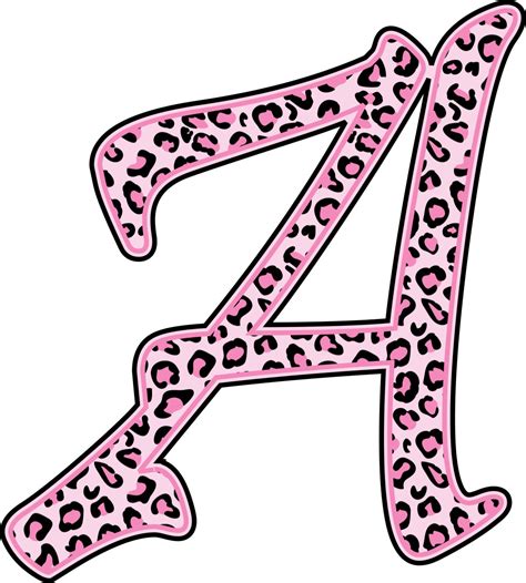 Animal Print Letters Printable Clipart Best
