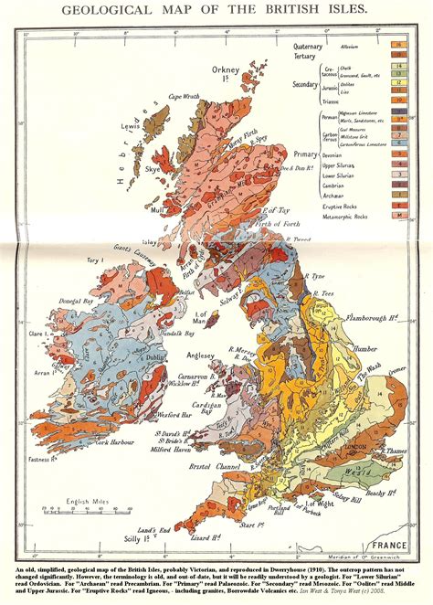 British Isles Geological Map British Isles Mappery