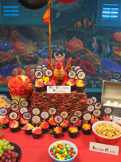 Apparently dragons are not popular in party supply stores right now, so we ended up doing everything ourselves, which probably ended up making the i had several other ideas that my son shot down. Britney's Babbles: A Very Dragon Birthday Party!