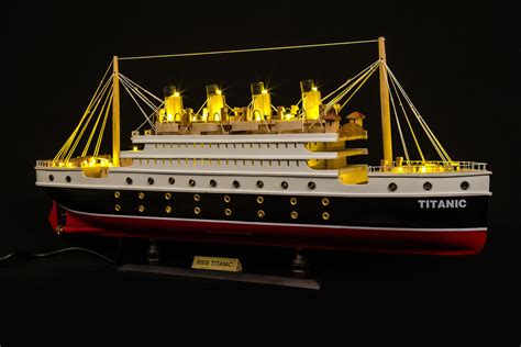 Rms Titanic Model Cruise With Led Lights Etsy