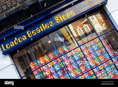 Beatles Store On Baker Street London Stock Photo Alamy