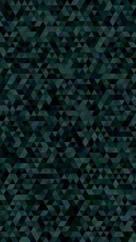 Download Wallpaper 1350x2400 Triangles Mosaic Dark