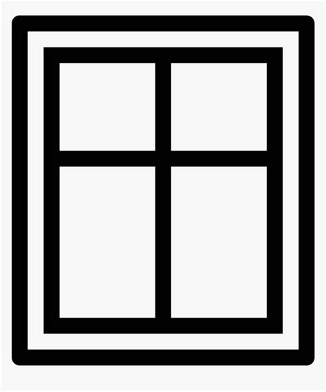 Window Computer Icons Window Clipart Black And White Hd Png Download