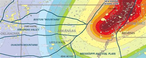 New Madrid Fault Line Catastrophe Map