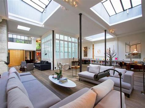 Beautiful And Spacious Penthouse In Paris With A Painted Ceiling