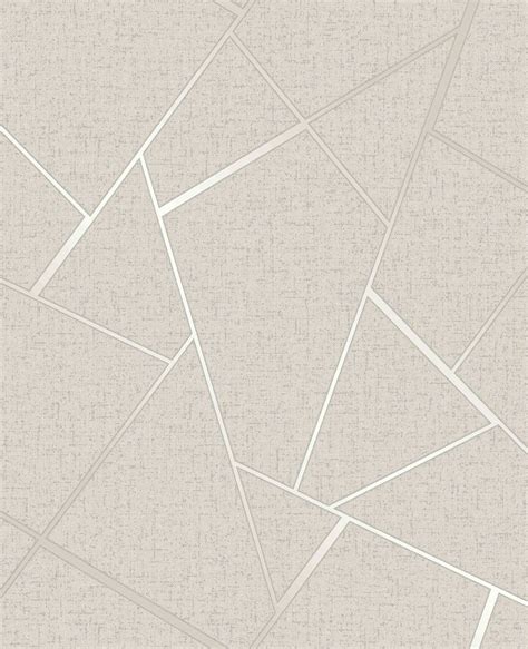 Quartz Shatter Geometric Cream Wallpaper By Fine Decor Fd42281 Wall
