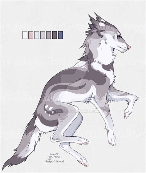 Wolf Adopt 13 Closed By Naovel On Deviantart