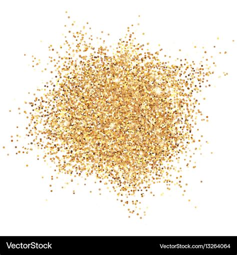 Glowing Gold Glitter Royalty Free Vector Image