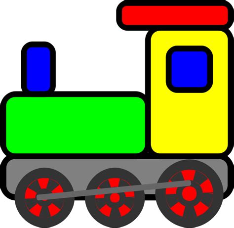 Scripted Toy Train Openclipart