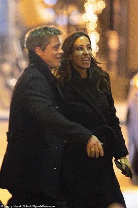 Brad Pitt And Girlfriend Ines De Ramon Cozy Up In Paris For His 60th