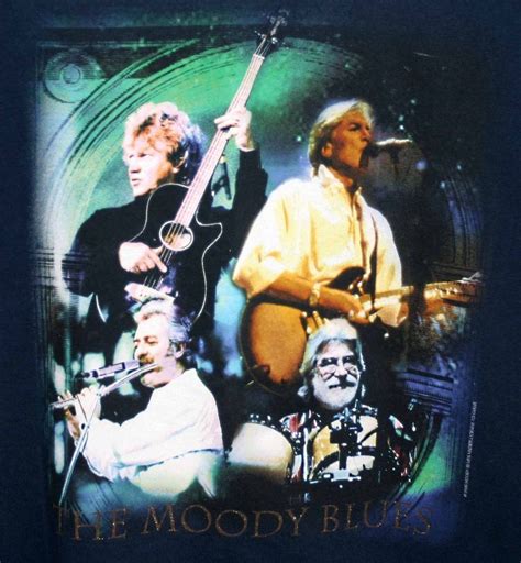 The Moody Blues August 2001 Tour T Shirt Size Xl Blue Moody Blues
