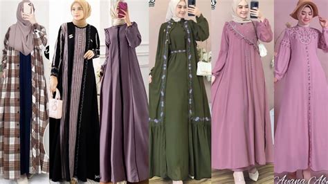30 Gamis Wanita Hijab Terbaru 20222023 Simple Elegan Youtube