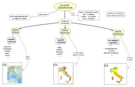 Mappe Per La Scuola Le Carte Geografiche