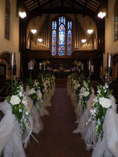 Church Pew Decoration Ideas For Wedding Designsbygs