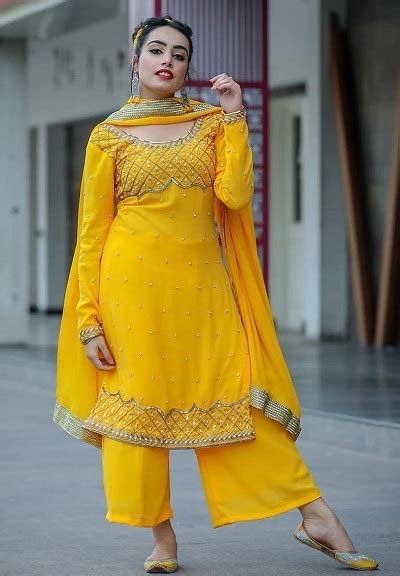 50 Latest Yellow Salwar Suit Designs For Weddings And Festivals 2021