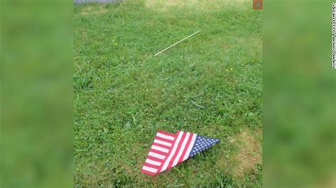 Graves Of Veterans Vandalized With Torn American Flags Police Say Cnn