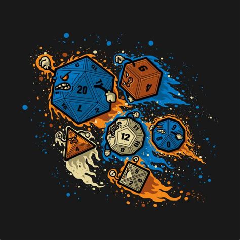 Unique bags for men & women designed and sold by independent artists, printed when you order. RPG United Remix D20 Game Dice T-Shirt | Dungeons, dragons ...