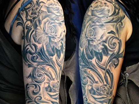 25 Tremendous Women Sleeve Tattoos Slodive