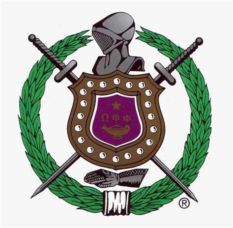 The Rho Nu Chapter Of Omega Psi Phi Omega Psi Phi Official Shield Png