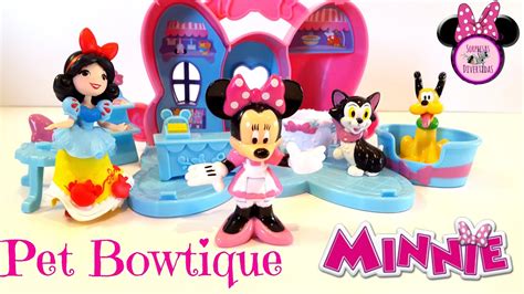 Se trata de la casa de mickey mouse, donde el más veterano de la factoría disney, enseñará a los más pequeños nociones básicas de matemáticas y relaciones sociales. Pet Bowtique Minnie Mouse juguetes Disney en Español ...