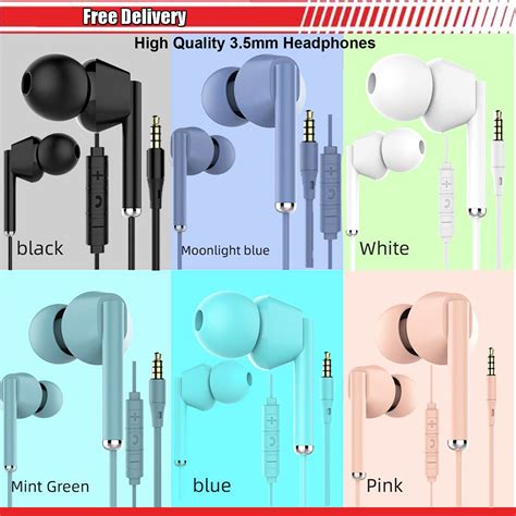 In Ear Headphones Earphones For Samsung Galaxy A11 A21 A21s A31 A41 A51