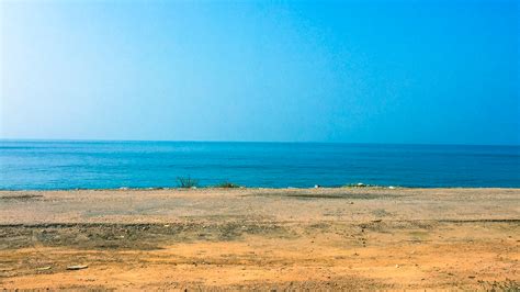 Beach View with Clear Blue Sky Background - Free Indian ...