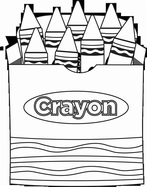 Coloring Pages For Crayons At Free Printable