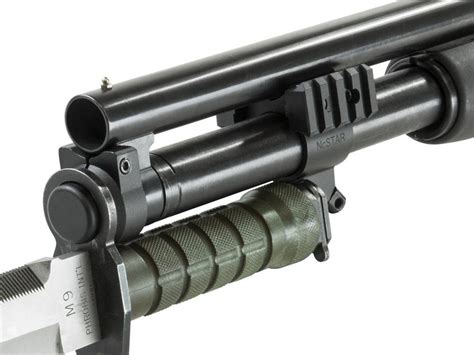 Shotgun Rail And Bayonet Mount For Mossberg 500 Replicaairgunsca