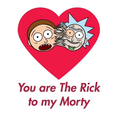 Rick And Morty X Valentines Day Ricky Y Morty Regalos Creativos