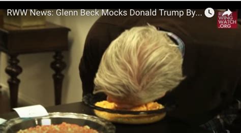 caught  tape glenn beck smashes  face  cheetos  mock trump crooks  liars