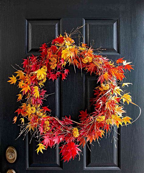 22 Easy Crafts Made With Colorful Fall Leaves Better Homes And Gardens