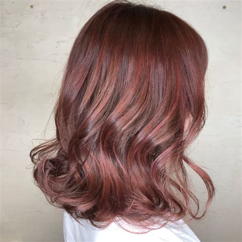 See How Lovely This Rose Pink Tinted Hair Colour Design Reflects Light