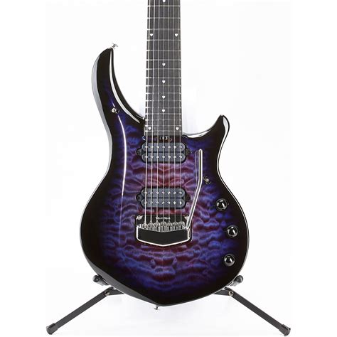 If you are an absolute beginner you can to learn easily to play electric guitar with these famous great rock metal songs. Ernie Ball Music Man Majesty 7 Quilt Maple Top Ebony Fingerboard Electric Guitar | Musician's Friend