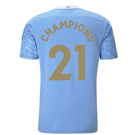 Puma Manchester City Champions Home Shirt 2020 2021