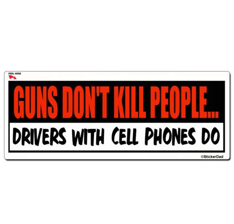 guns dont kill people 9 x 3 full color printed vinyl decal bumper sticker ebay