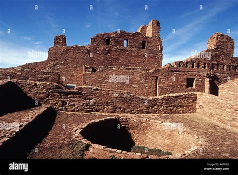 Abo Ruins Salinas Pueblo Missions National Monument New Mexico Usa