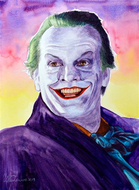 Jack Nicholson S Joker From Batman Pre Order Prints Etsy