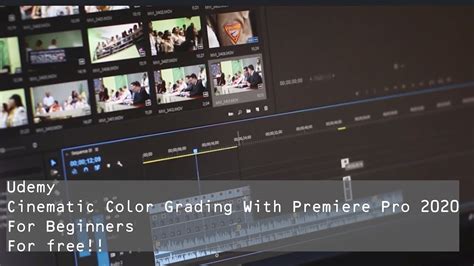 Udemy Cinematic Color Grading With Premiere Pro 2020 For Beginners