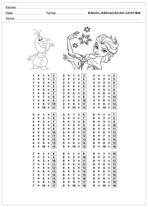 Tabuada De Multiplicação Para Completar E Imprimir Max Dicas Word