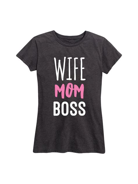 Instant Message Wife Mom Boss Women S Short Sleeve Graphic T Shirt