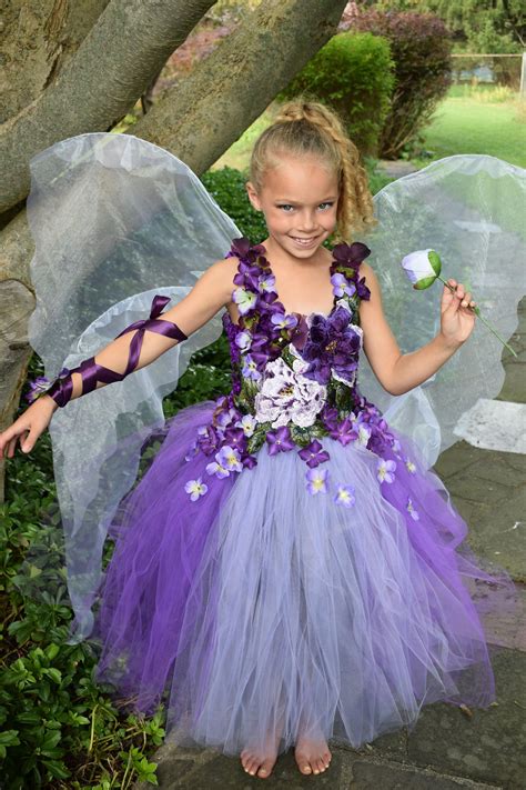 Fairy Tutu Dresspurple Lavender Fairy Tutu Dress Fairytale Etsy