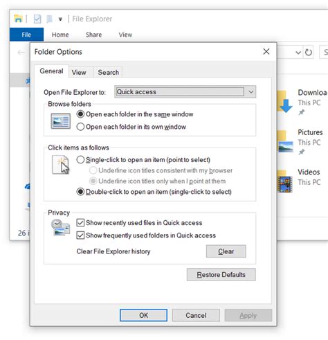 Open Folder Options In Windows 10 Consuming Tech