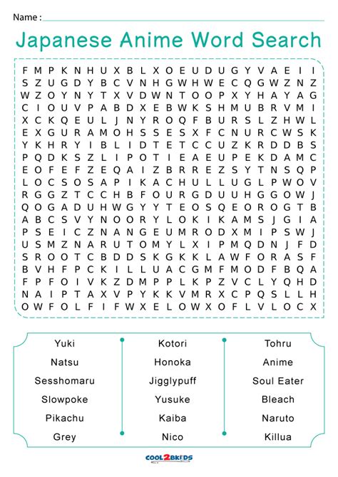 Top 55 Anime Crossword Puzzles Super Hot Induhocakina