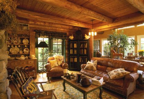 Oasis Log Homes Living Room
