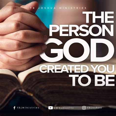 The Person God Created You To Be Emmanuel Tv